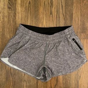 Lululemon tracker low rise shorts 4”. Worn once.